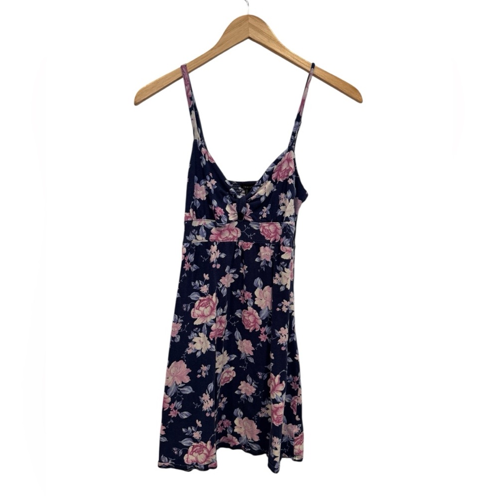 Forever 21 Navy Floral Mini Dress